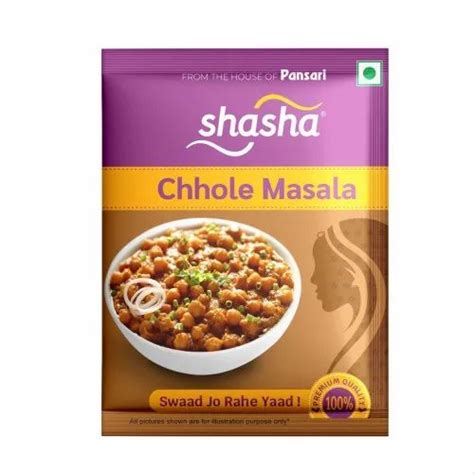 G Shasha Chhola Masala Packaging Type Box At Rs Gram In New