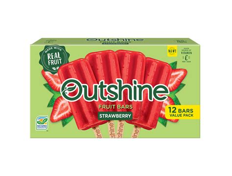 Strawberry Frozen Fruit Bars Official Outshine