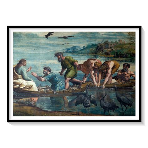 The Miraculous Draft Of Fishes Painting And Wall Art Print By Raphael