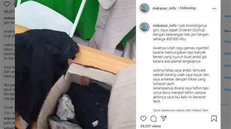 Ojol Dapat Orderan Fiktif Senilai Rp Ribu Isinya Bikin Ngelus Dada