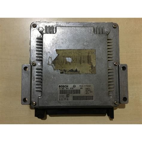 ECU BOSCH EDC15C2 3 2 0281001976 PEUGEOT 306 I 2 0 HDI 66KW 90CV RHY