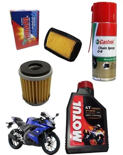 Kit Mantenci N Yamaha R Motul Full Lubricante De Cadena Cuotas