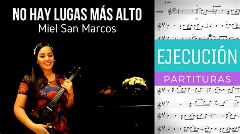 No Hay Lugar M S Alto Miel San Marcos Viol N Cover Partitura