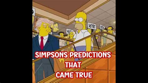 Simpsons Predictions That Came True Youtube