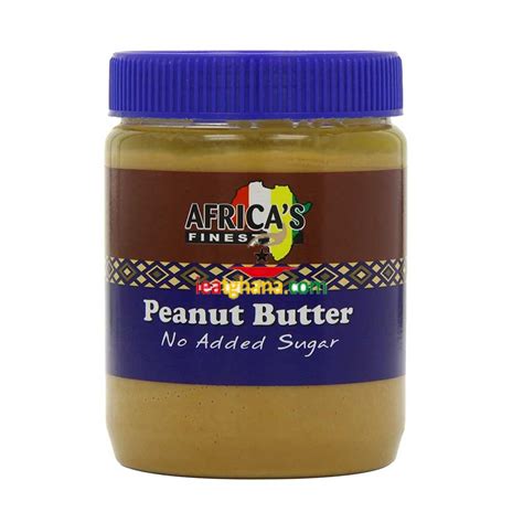 Africas Finest Peanut Butter No Added Sugar 500g I Eat Ghana