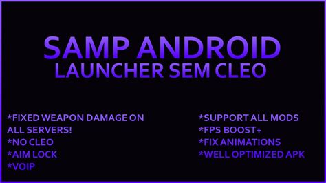 Launcher Apk Universal Sem Cleo V Samp Android Youtube