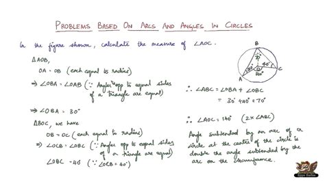 How To Solve Problems Based On Angles And Arcs In Circle Vol 1 2