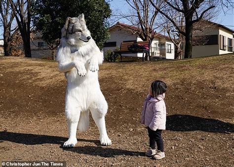 Japanese men relaxes in his viral wolf suit at home - Hot Lifestyle News