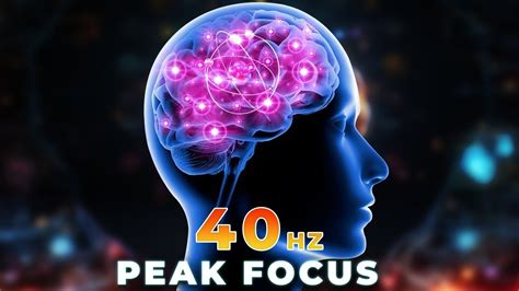 40 Hz Binaural Beats PEAK FOCUS Gamma Brainwave Music For Peak