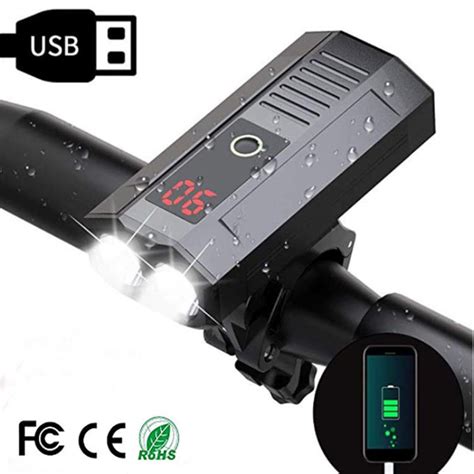 Bicycle Headlight 360 Degree Rotation L2 Mountain Bike Light 5 Modes