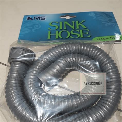 Jual Selang Pembuangan Wastafel Bak Cuci Piring KRIS 1m Sink Hose