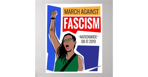 March Against Fascism Poster