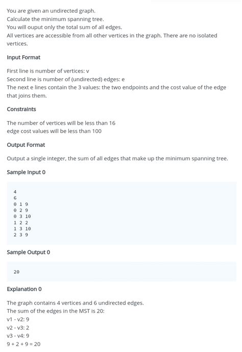 Answered You Are Given An Undirected Graph … Bartleby