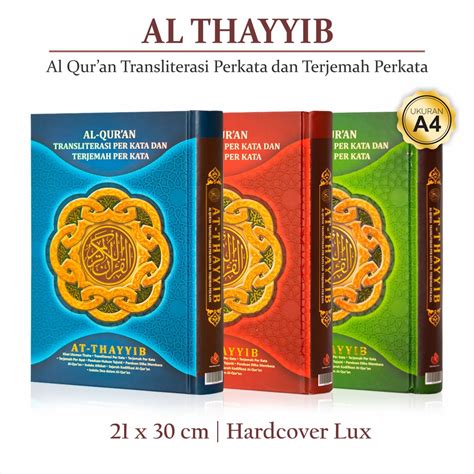 Jual Al Quran Besar A Alquran Terjemah Per Kata Transliterasi At