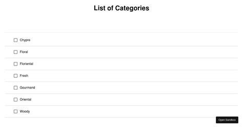 Array Checkbox Codesandbox