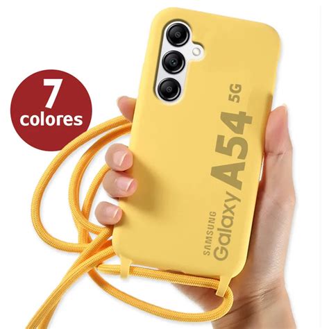 Funda Cuerda Silicona Liquida Samsung Galaxy A G Carcasa Suave Color