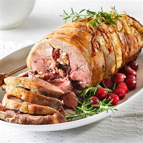 Boneless Leg Of Lamb With Rosemary Orange And Cranberry Stuffing Gourmet Direct