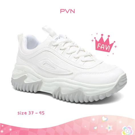 Jual Pvn Sungwoon Sepatu Sneakers Wanita Sport Shoes Grey Shopee