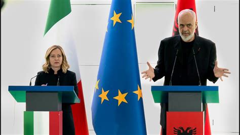 Albania Dichiarazioni Congiunte Alla Stampa Con Il Primo Ministro Edi