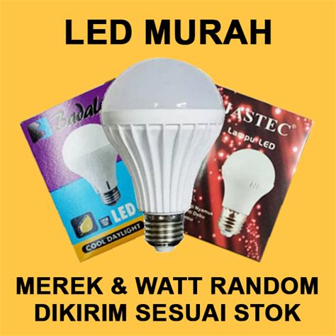 Jual Lampu Led Kapsul Garansi W W W W Kapsul Super Terang Putih