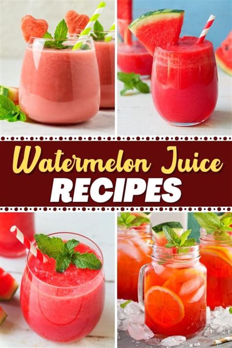 Top 10 Watermelon Juice Recipes For Summer Insanely Good