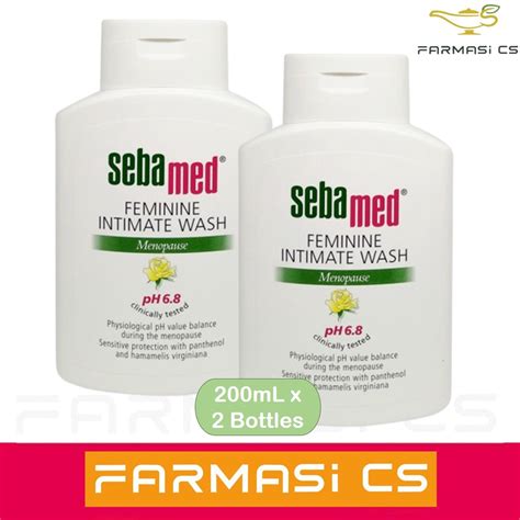 Sebamed Feminine Intimate Wash Menopause 200ml X 2 Bottles TWIN