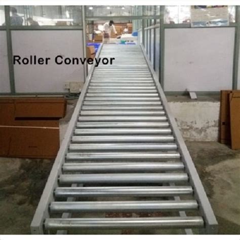 10 20 Feet Stainless Steel Gravity Roller Conveyor Roller Diameter 2