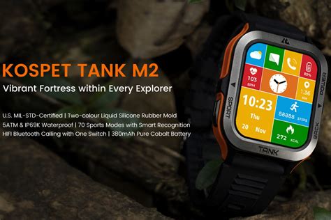 Kospet Releases Powerful Smartwatches Tank T And M