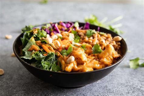 Thai Chicken Buddha Bowl Recipe Taste And Tell