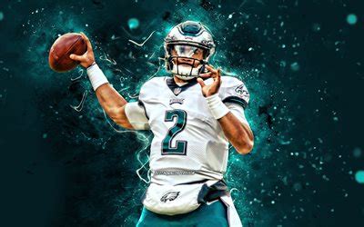 Download wallpapers Jalen Hurts, 4k, quarterback, Philadelphia Eagles ...