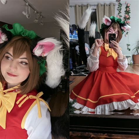 My Chen cosplay!! : r/touhou