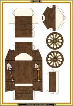 Jossoriopapercraft Papercraft Recortable De Un Carromato Del Antiguo