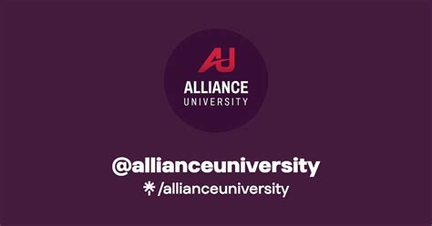 Allianceuniversity Instagram Facebook Tiktok Linktree