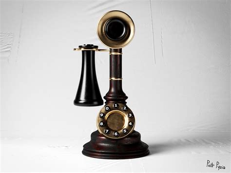 Free 3d Model Vintage Telephone Cgtrader