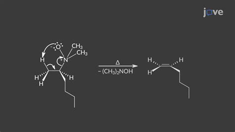 Amines To Alkenes Cope Elimination Concept Organic Chemistry JoVe