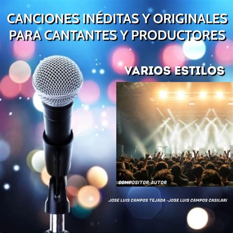 Canciones Inéditas y Originales Para Cantantes y Productores Varios