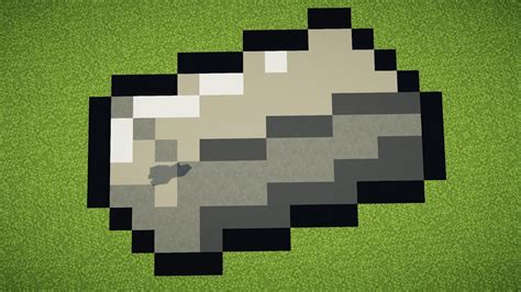 Minecraft Iron Ingot Pixel Art