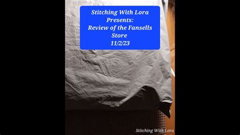 Review Of The Fansells Store 4 Beautiful Stamped Cross Stitch Kits 11