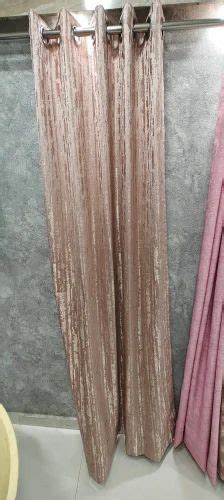 Printed Brown Polyester Curtain For Door And Window Size X M Lxw