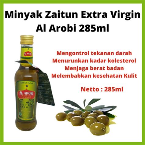 Jual Minyak Zaitun Al Arobi Ml Extra Virgin Kota Bekasi