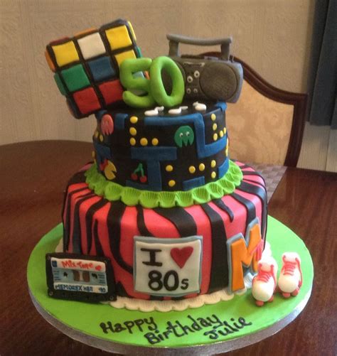 80s Cake From Cakes By Nicky 80 S Cake Cake Birthday Cake