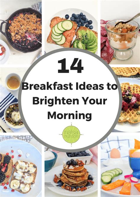 Breakfast Ideas To Brighten Your Morning H Lsa Nutrition