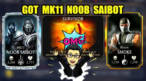 Mk Mobile Update I Got Mk11 Noob Saibot And Klassic Smoke As Reward