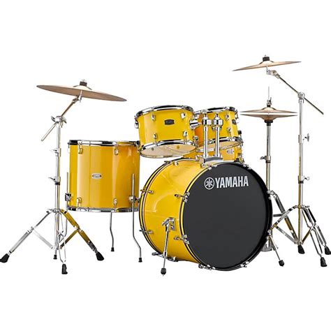 Yamaha Rydeen Piece Shell Pack With Bass Drum Mellow Yellow