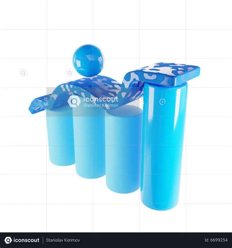 Gráfico De Barras 3d Icon Free Download Negocio 3d Icons Iconscout