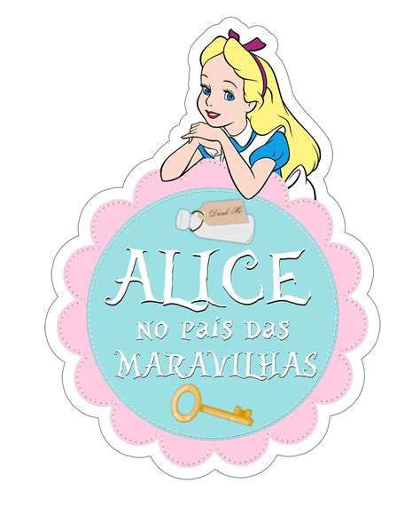 Super Topper Para Bolo Alice No Pa S Das Maravilhas Elo