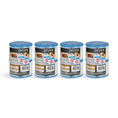 Intex 29001e Purespa Type S1 Heavy Duty Easy Set Dacron Paper Hot Tub Spa Filter Replacement