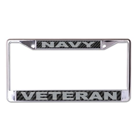 Navy Veteran License Plate Frame