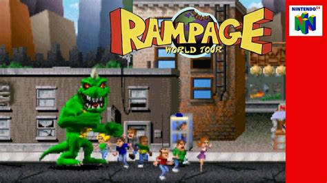 Rampage World Tour Quick Gameplay Nintendo Youtube