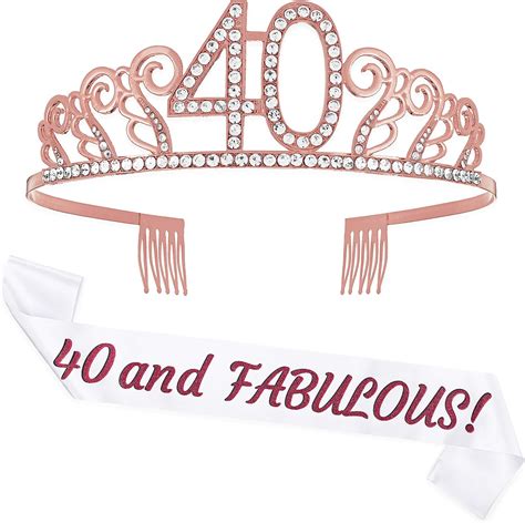 Buy Zipoka And Fabulous Pink Birthday Sash For Women With Tiara